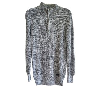 QUARTER ZIP COZY KNIT SWEATER SZ SMALL NWT